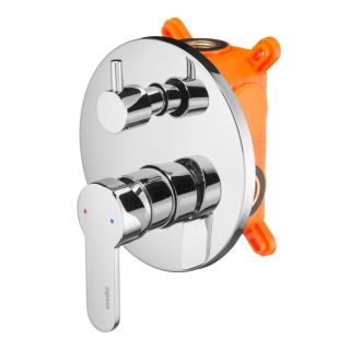 Встраиваемый смеситель Swedbe Platta 5518 подключение на два выхода хром